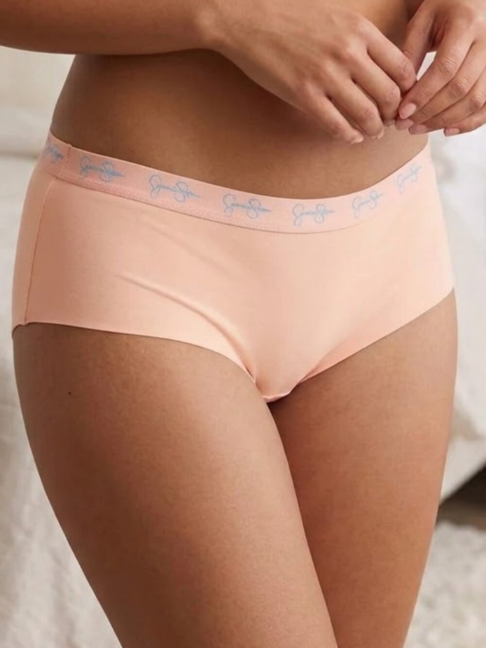 *3 FOR $9* NEW Jessica Simpson Solid Logo Hipster Underwear Panty Panties NWT M